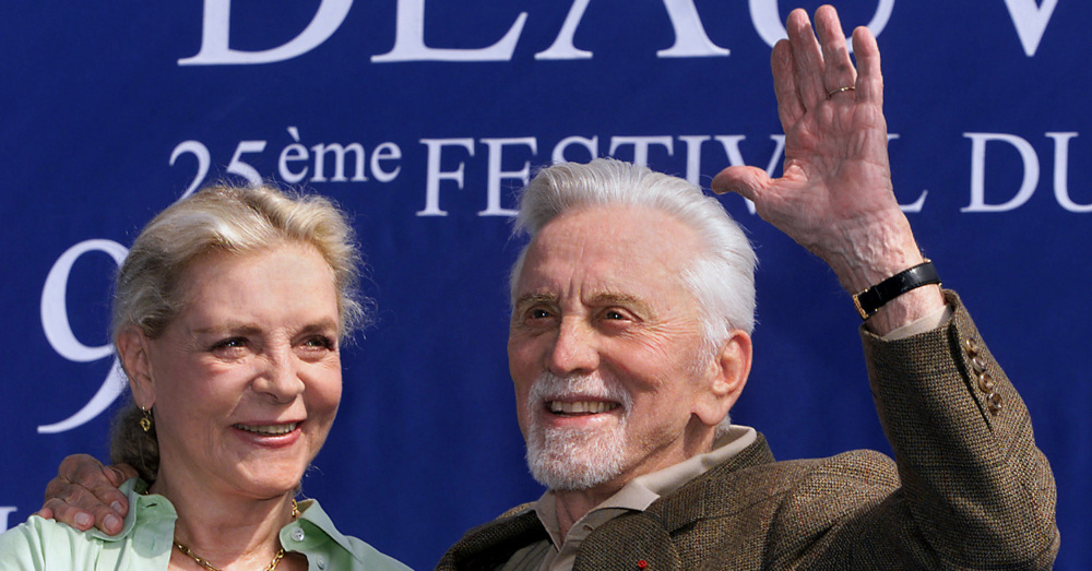 Kirk Douglas et Lauren Bacall au Festival